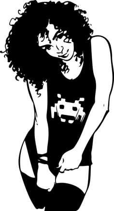 Afro Women 2 Laser Cut Svg File, Free Vectors File